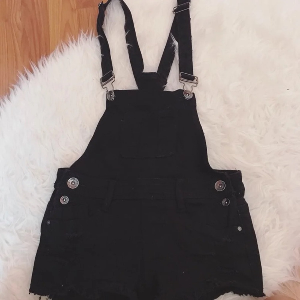 Black overalls